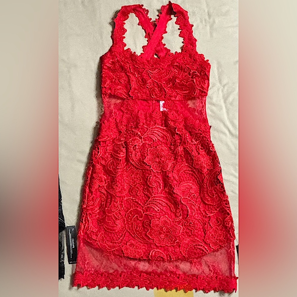 Venus Lace Mini Dress